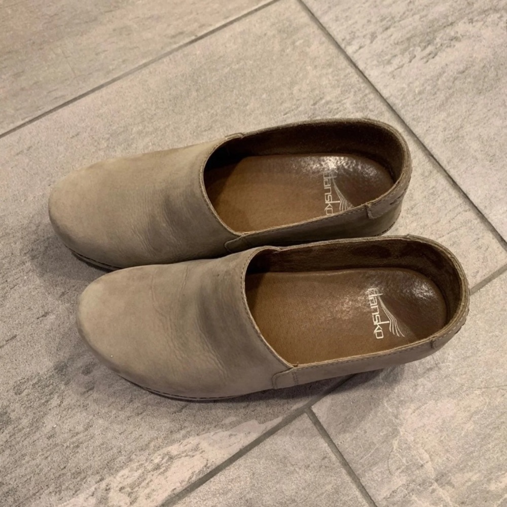 Leather Dansko clogs